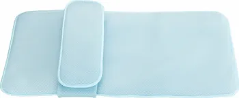 Protiskluzová podložka Maximex Luxusní protiskluzová podložka do vany s posuvným polštářem 140 x 200 cm modrá