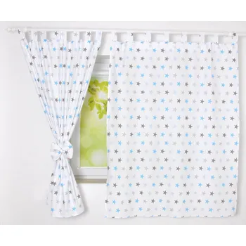 Dětsný nábytek Dětské závěsy 120x160 cm - modré hvězdičky