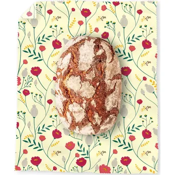 Termobox BajaBee, Voskovaný ubrousek - XL, Květy, 1 ks