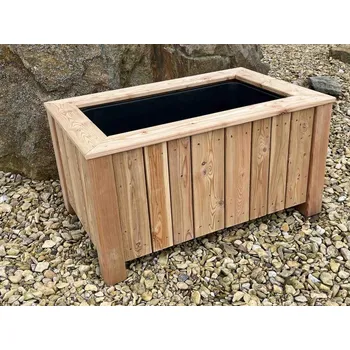 Zahradní dekorace Vyvýšený záhon velký ROBUST II, modřín, 85x53x45