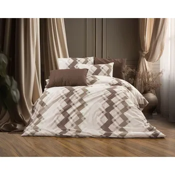 Povlečení Smolka Bavlněné povlečení 140x200 - Elegant brown