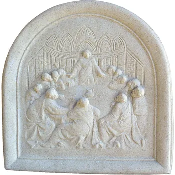 Zahradní dekorace ZahradniDekorace dekorace na zeď - Poslední večeře páně - reliéf, výška 26 cm, 2 kg