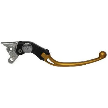 Adjustable folding lever ACCOSSATO aluminium, master cylinder zlatá LV009Y-L-RST