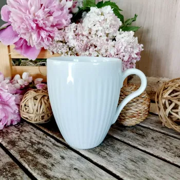 LINKA hrnek 350 ml, bílý, Thun 1794 (Porcelánový hrnek 2. jakost)