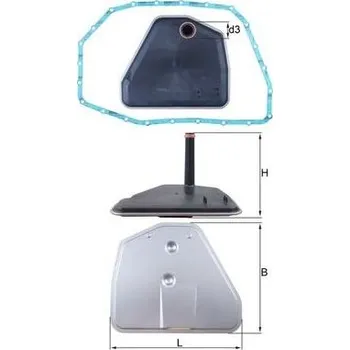 Hydraulický filtr Hydraulický filtr, automatická převodovka MAHLE HX 164D