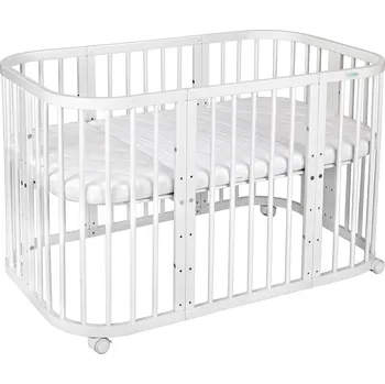 Dětská postýlka Waldin Dětská postýlka s matrací 7v1