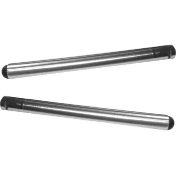 Clip-ons ACCOSSATO aluminium, 280mm with caps, Silver