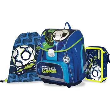 Školní batoh KARTON P+P Set 3dílný sada fotbal batoh PREMIUM, dvoupatrový penál, sáček Z1237521/03/02 Barva: Z1237521