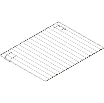 Pec na pizzu G.Gastro Rošt pro horkovzdušné trouby - 435 x 340 mm - chromovaný