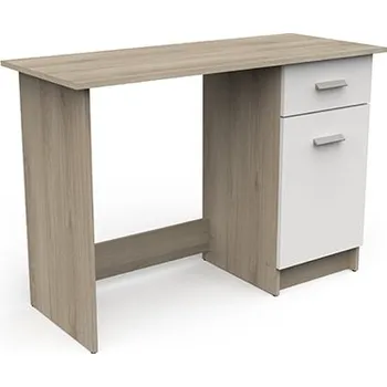 Psací stůl Psací stůl TABUNA, dub kronberg/bílá + vyzvednutí ZDARMA