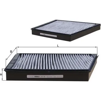 Kabinový filtr Filtr, vzduch v interiéru MAHLE LAK 156