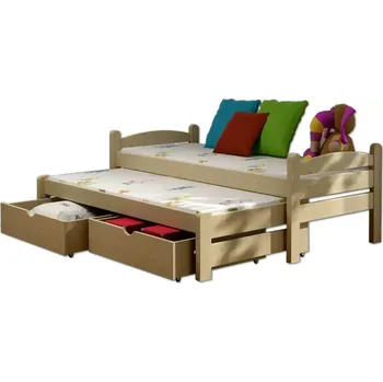 Dětská postel Vomaks Postel s přistýlkou DPV 010 - 1198/BEZ4 - SLEVA 3% s kodem radost25