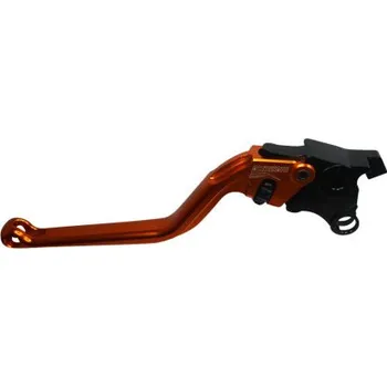 Spojková páčka ACCOSSATO fixed CNC-worked aluminium, orange ESS014O