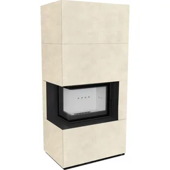 Krbová vložka KRATKI FLOKI BOX 8 kW FOKOS TALCO - modulový krb levý