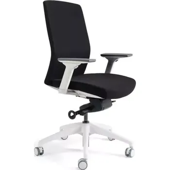 Kancelářská židle J2 WHITE BP - černá 201 - SLEVA 3% s kodem radost25