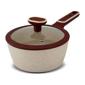 Hrnec rendlík d18cm+PO skl. s rukojetí, TERRESTRIAL, nepřil.povrch-béž.granit, indukce