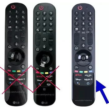Dálkový ovladač pro LG náhrada za AN-MR22GA, AN-MR22GN-Magic