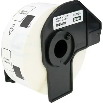 Kotouček do pokladny a tiskárny štítků Kompatibilní role etiket pro Brother DK-11215, 29mm x 42mm, 700 etiket