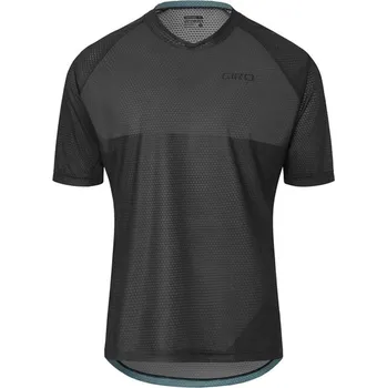 cyklistický dres Cyklistický dres GIRO Roust Jersey Black/Grey - L
