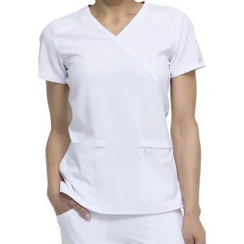 Zdravotnický oděv Halena Dickies Mock Wrap dámská - bílá Velikost: XL