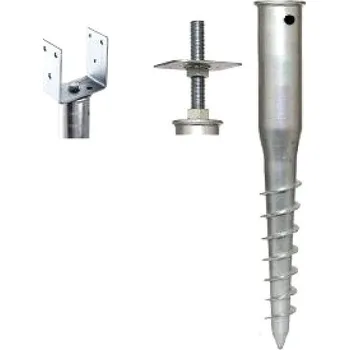 Zemní vrut Zemní vrut EPS 1200x76 s deskou a maticí M24