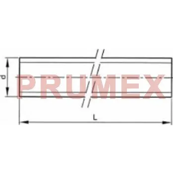 Závitová tyč Závitová tyč DIN 976 levý závit M14x1000-4.8 pozink