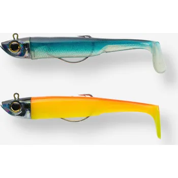 Umělá nástraha CAPERLAN Nástraha na mořský rybolov shad texan Combo Ancho 120 30 g Ayu/modrá MODRÁ|ŽLUTÁ