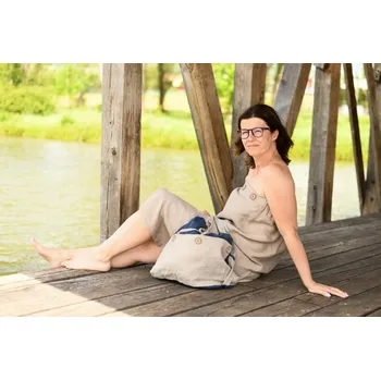 Nelly Dámský saunový kilt, barva přírodní, velikost 80x120cm