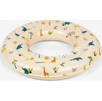 Nafukovací kruh DECATHLON Dětský nafukovací kruh 51 cm BÉŽOVÁ