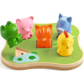 Zvukové vkládací puzzle - zvířátka