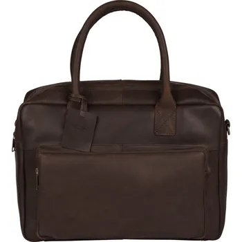 Pánská aktovka Pánská kožená taška na notebook Burkely Stenly - hnědá