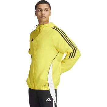 Šusťáková bunda Adidas Tiro 24 Windbreaker žluto bílá Velikost: 176