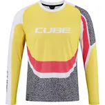 Cube dres VERTEX ROUND NECK L/S yellow pink - M