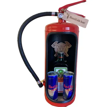 Dárkový potravinový koš Hasičák bar s LED doprava zdarma