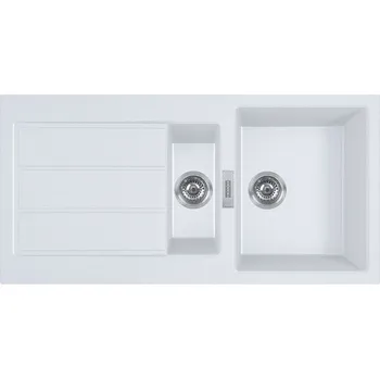 Franke Sirius 2.0 dřez tectonite 100x50 cm bílá 143.0618.670