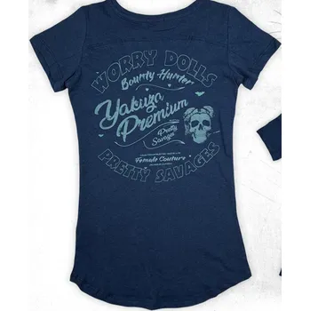 Dámské tričko YAKUZA triko YPS 3631 dámské dark blue - XS