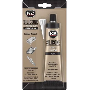 stavební silikon ČERNÝ SILIKON +350°C 85 g K2 (B210N)