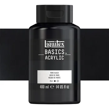 Vodová barva Akrylová barva Liquitex Basics - Mars Black Balení: 400 ml