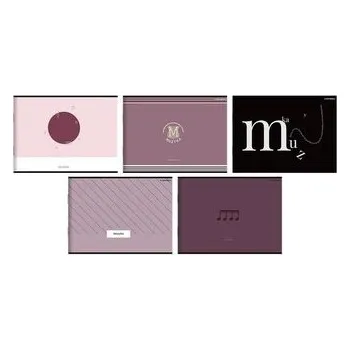 Set školních potřeb Zeszyt A5/16K linia Muzyka (20szt) TOP2000