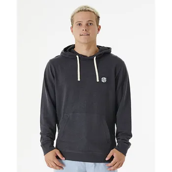 Pánská mikina Mikina Rip Curl SWC RAILS HOOD Washed Black velikost M