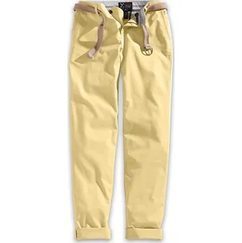 Dámské oblečení SURPLUS Kalhoty dámské XYLONTUM CHINO PÍSKOVÉ 40 KHAKI - PÍSKOVÁ