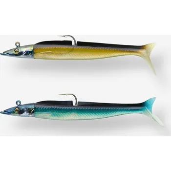 Umělá nástraha CAPERLAN Měkká nástraha shad smáček Combo Eelo 150 18 g Ayu/modrá MODRÁ|ŽLUTÁ