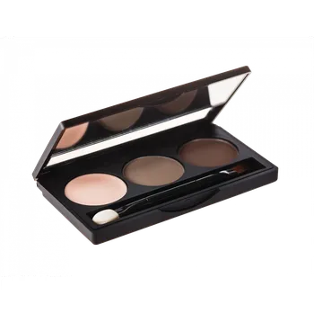 Barva na řasy a obočí HEAN Eyebrow Professional set 1 paletka na obočí 3x2g