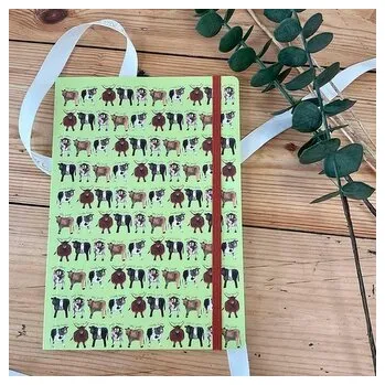 Set školních potřeb Notatnik z gumką A5 LCN17 Krowy