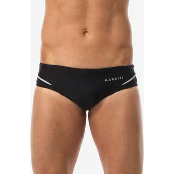 Pánské plavky DECATHLON Pánské plavky Slip 900 B-Fast černé 46 ČERNÁ