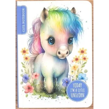 Set školních potřeb Notatnik A6/64K linia Jednorożec