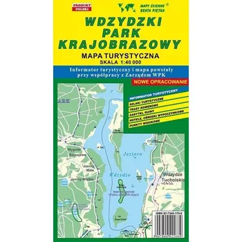 Cestování Wdzydzki PK 1:40 000 mapa turystyczna PIĘTKA