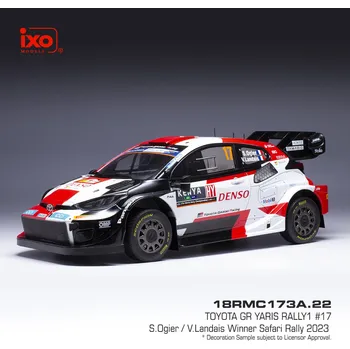 autíčko Toyota GR Yaris Rally1 - Safari Rally 2023 #17 Ogier - Landais 1:18 IXO