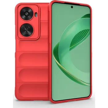Pouzdro na mobilní telefon Rugg odolný gelový obal na Huawei Nova 12 SE - červený