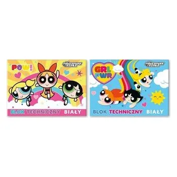 Set školních potřeb Blok techniczny A4/10K biały Atomówki